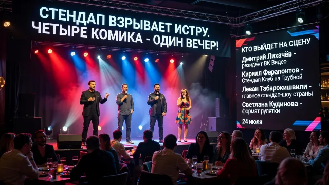 Стендап взрывает Истру. Четыре комика - один вечер!